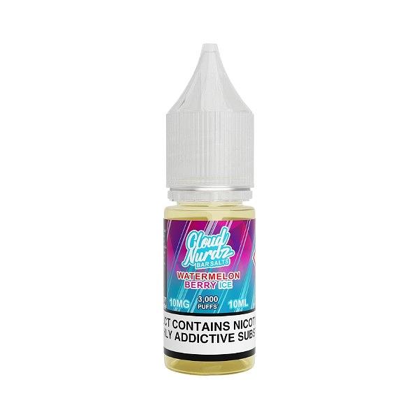 Cloud Nurdz - Ice Watermelon Berry 10ml (Nic Salt) 10MG 10ml