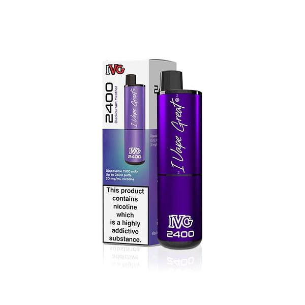 IVG 2400 Disposable Pod - Blackcurrant Menthol