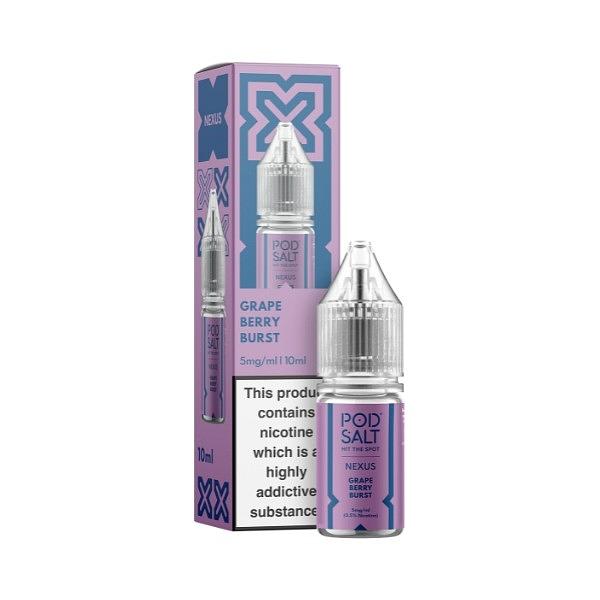 Pod Salt Nexus - Grape Berry Burst 10ml (Nic Salt) 5MG 10ml