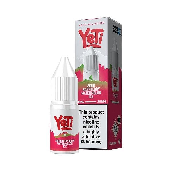 Yeti Summit Series - Sour Raspberry Watermelon Ice 10ml (Nic Salt)