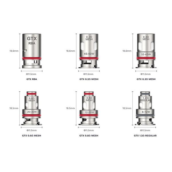 Vaporesso GTX-2 Coils - 5 Pack