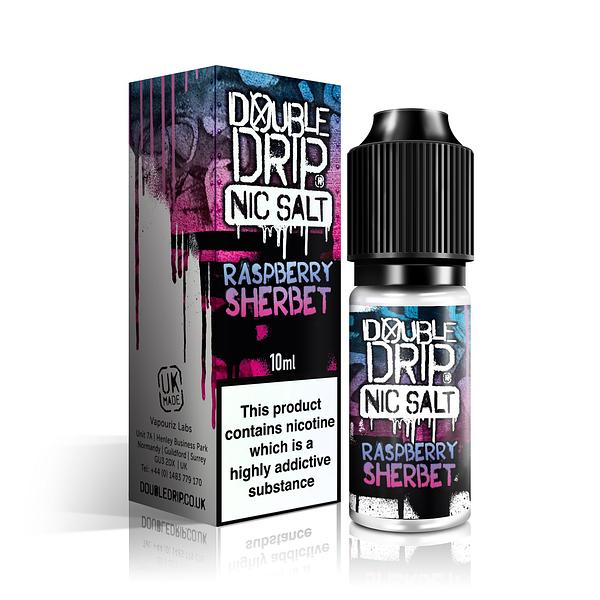 Double Drip - Raspberry Sherbet 10ml (Nic Salt)