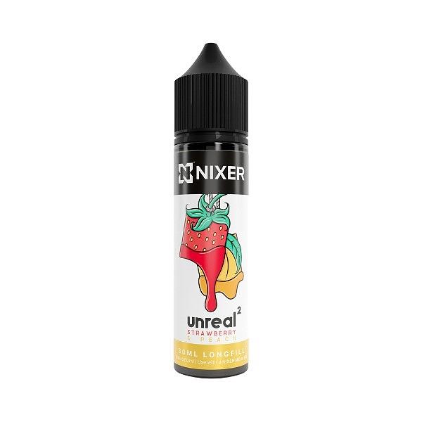 Nixer X Unreal 2 - Strawberry & Peach 30ml (Longfill)