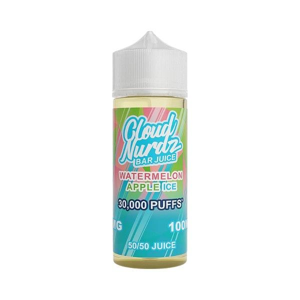 Cloud Nurdz - Ice Watermelon Apple 100ml (Shortfill) 0MG 100ml