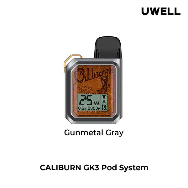 Uwell Caliburn GK3 Pod Kit [Gunmetal Grey]