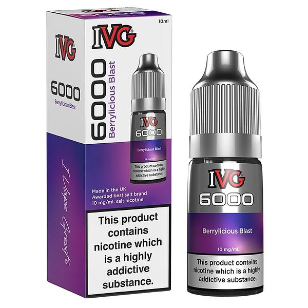 IVG 6000 - Nic Salt - Berrylicious Blast