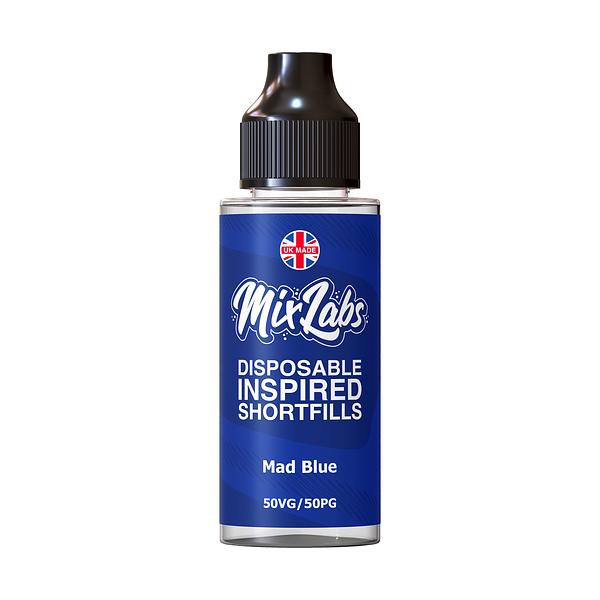 Mix Labs - 100ml Shortfill - Mad Blue