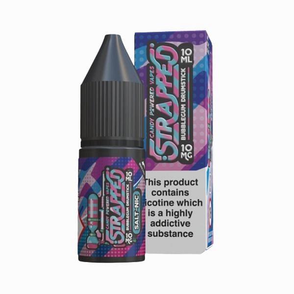 Strapped Salts - Bubblegum Drumstick 10ml (Nic Salt)