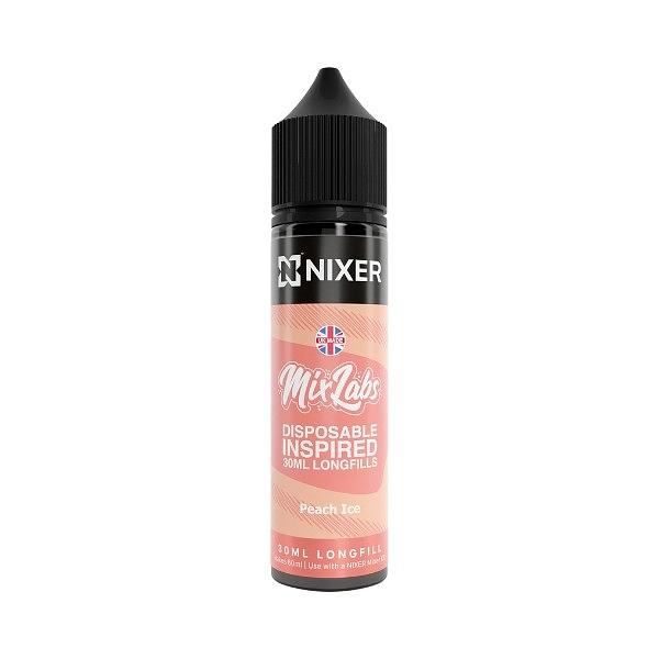 Nixer X Mix Labs - Peach Ice 30ml (Longfill)