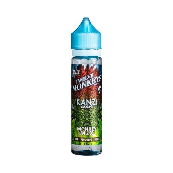 Twelve Monkeys: Ice Age - Kanzi Iced 50ml (Shortfill)