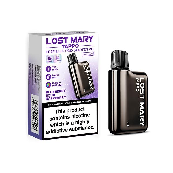 Lost Mary Tappo Pro Pre Filled Pod Kit - Dark Bronze [Blueberry Sour Raspberry 20mg]