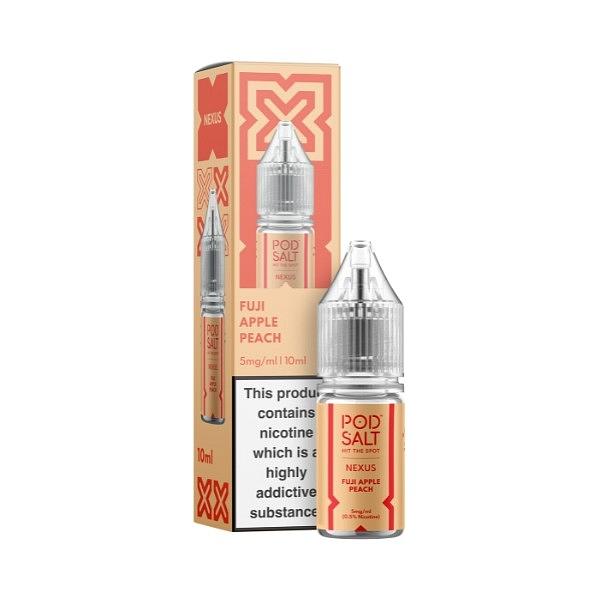 Pod Salt Nexus - Fuji Apple Peach 10ml (Nic Salt) 5MG 10ml