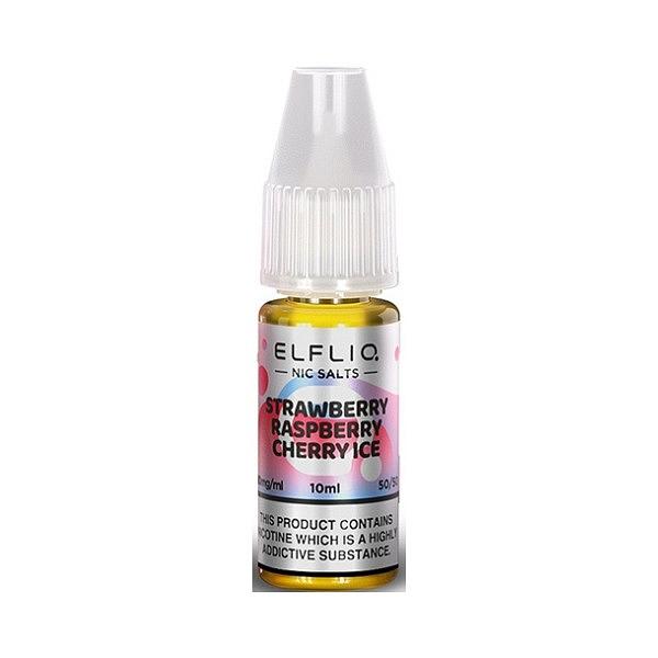 Elf Bar Elfliq - Strawberry Raspberry Cherry Ice 10ml (Nic Salt)