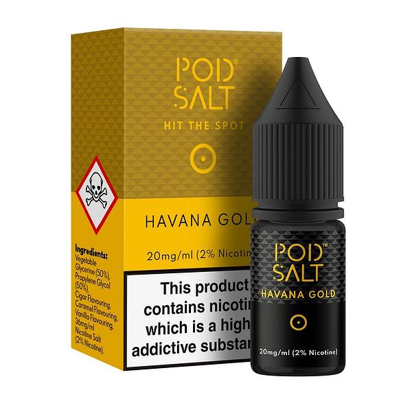 Pod Salt - Havana Gold 10ml (Nic Salt)