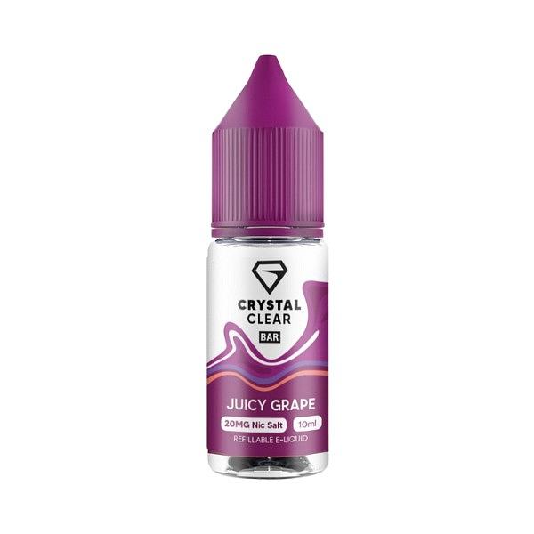 Crystal Clear Bar Salt - Juicy Grape 10ml (Nic Salt)