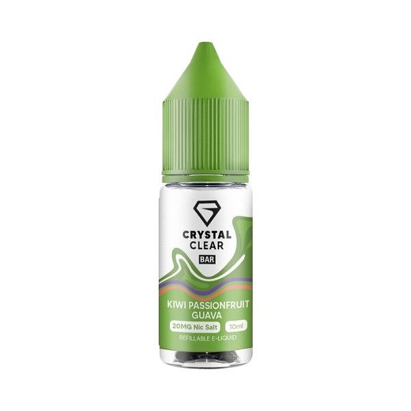 Crystal Clear Bar Salt - Kiwi Passionfruit Guava 10ml (Nic Salt)