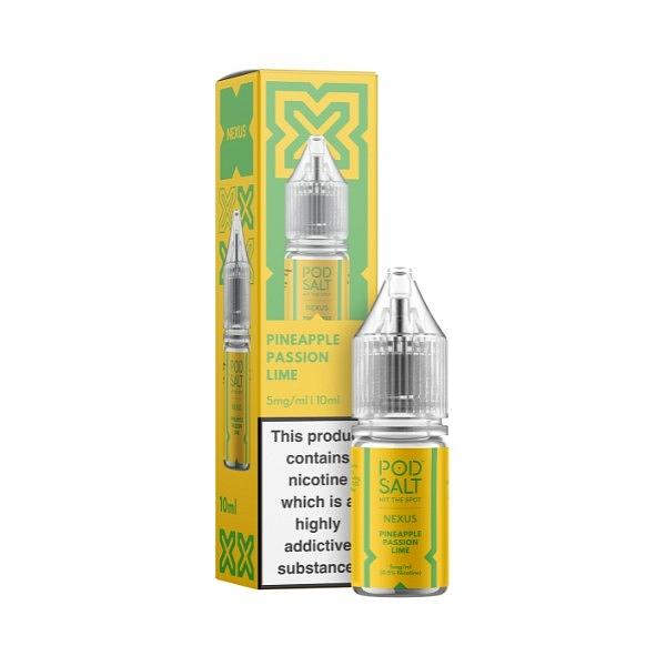 Pod Salt Nexus - Pineapple Passion Lime 10ml (Nic Salt) 5MG 10ml