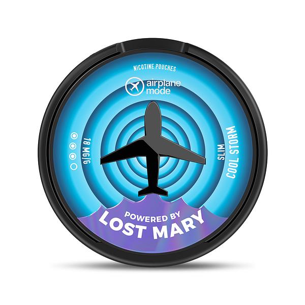 Airplane Mode (Powered By Lost Mary) Cool Storm Nicotine Pouch [18mg]