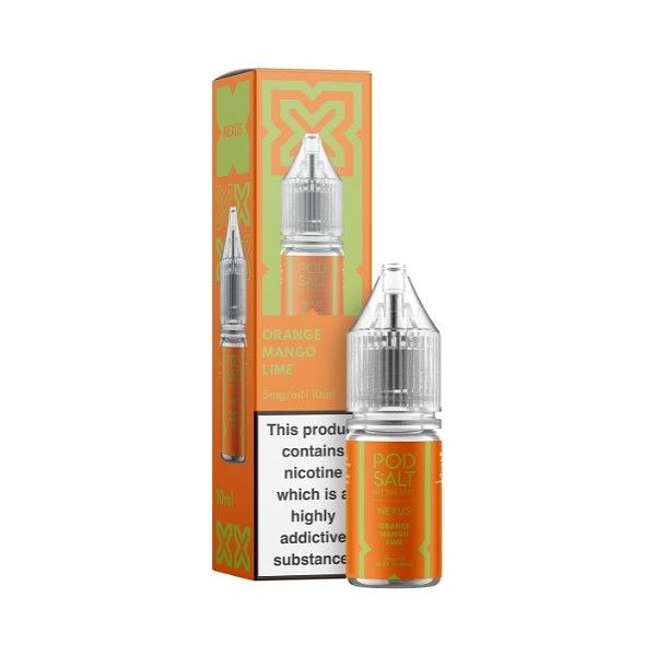 Pod Salt Nexus - Orange Mango Lime 10ml (Nic Salt) 5MG 10ml