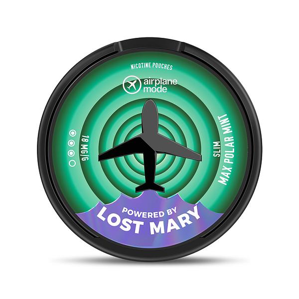 Airplane Mode (Powered By Lost Mary) Max Polar Mint Nicotine Pouch [18mg]