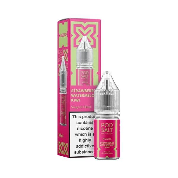 Pod Salt Nexus - Strawberry Watermelon Kiwi 10ml (Nic Salt) 5MG 10ml