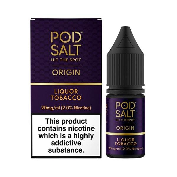 Pod Salt Origin - Liquor Tobacco 10ml (Nic Salt) 11MG 10ml