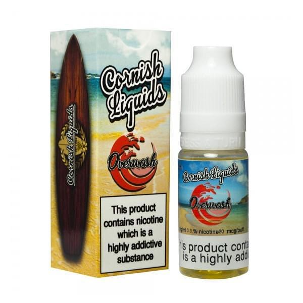 Cornish Liquids - 50/50 Freebase - Overwash