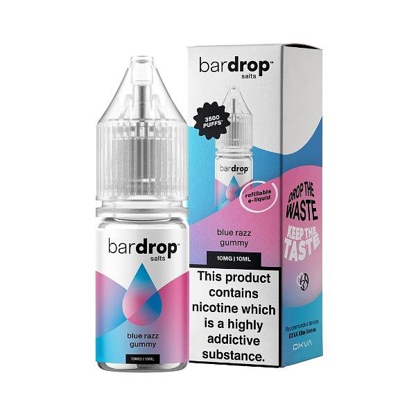 Bar Drop Salts - Blue Razz Gummy 10ml (Nic Salt)