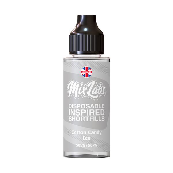 Mix Labs - 100ml Shortfill - Cotton Candy Ice