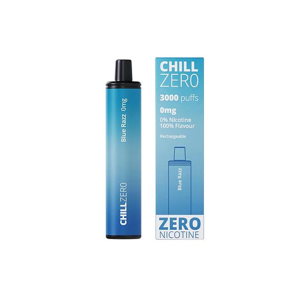 Chill ZERO 3000 Disposable Pod - Blue Razz [0mg]