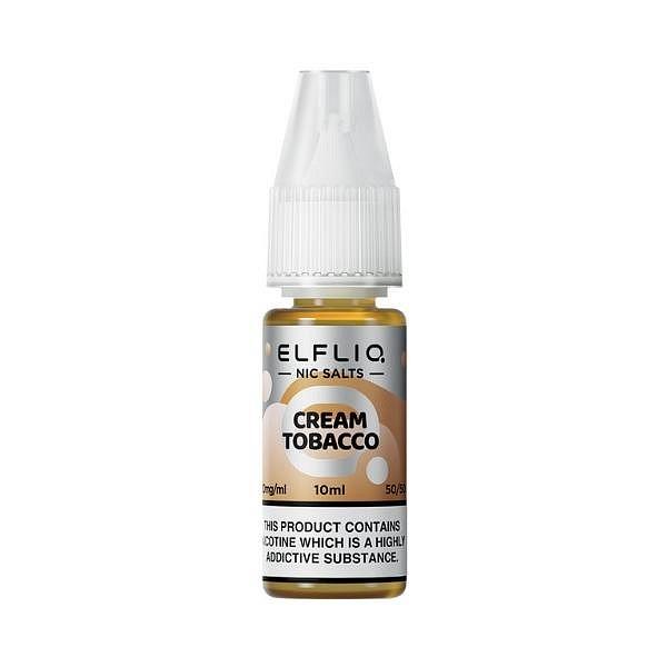 Elf Bar Elfliq - Cream Tobacco 10ml (Nic Salt)